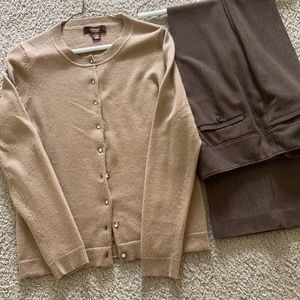 Rafaela Studio houndstooth dress pants + sweater!